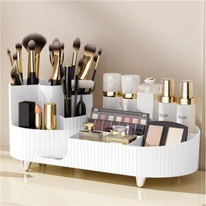 Rotating makeup organizer,Large Capacity Cosmetic Display Case, easy to hold